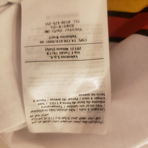 EUC RARE! Men's Valentino Super H Tee, White with Superman Style logo. Size XL - Picture 9 of 10